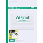 1AZ4F 副線罫ノートA4 A罫 日本ノート
