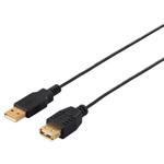 BSUAASM225BK USB2.0延長ケーブル(A to A) スリムタイプ 2.5m ブラック BUFFALO(バッファロー)
