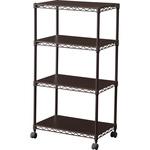 カラー メタルラック (R) ウッドボード付き 幅55cm Φ19mm アイリスオーヤマ