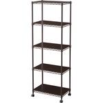 カラー メタルラック (R) ウッドボード付き 幅55cm Φ19mm アイリスオーヤマ