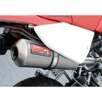 XR100 SUS UP チタン楕円 JMCAプレート付き ヤマモトレーシング