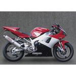 98’～01’ YZF R-1 チタン SLIP-ON DOWN カーボン ヤマモトレーシング