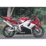 98’～01’ YZF R-1 チタン SLIP-ON UP-TYPE オーバル ヤマモトレーシング