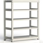 ※法人専用品※アイリスオーヤマ 中量ラック(500kgタイプ・高サ1800mm) 単体型・高サ1800mm ホワイト M5K1845184