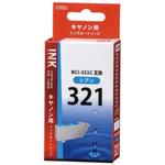 INK-C321B-C キヤノン互換インク 321 オーム電機