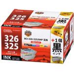INK-C326325B-6P+1 キヤノン互換インク 326325 オーム電機