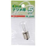 LB-T0705-CLL ナツメ球 長寿命 T20E17 5W オーム電機