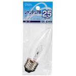 シャンデリア球 C37E26 25W オーム電機