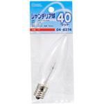 LB-C2740-C シャンデリア球 C32E17 40W オーム電機