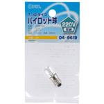 LB-P1122V パイロット球 T10E10 220V 5W オーム電機