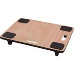 平台車 木製 PP+PVC車輪 一部すべり止め ダブル持ち手 モノタロウ