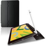 TB-A19RPVFBK iPad 10.2インチ 第9/8/7世代 (2021/2020/2019年) ケース カバー 手帳型 フラップ ハード スリープ対応 マグネット 2アングル ブラック エレコム
