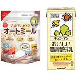 オートミール×無調整豆乳1Lのセット【参考レシピ有】 日本アクセス
