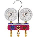 TA122SV R463A・R410A・R32用ハイブリッドゲージマニホールドキット(92cmホースバルブ付) TASCO(タスコ)