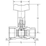 10K 鉛フリー銅合金製機器付属用ボールバルブ(Bボール) 東洋バルヴ