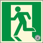 中輝度蓄光式誘導標識 消防認定品 エルティーアイ 非常口標識/避難誘導