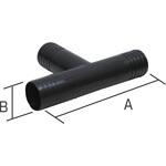 樹脂(PP)製 配管継手 T型ホースニップル(両端タケノコ) 岩崎製作所