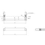 YHB403 #MW 木製手すり I型 TOTO