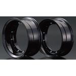 10インチワイドホイール 4.0J ブラック R&P/モトラハブ用(1輪分) Gクラフト