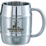 ダブルステン樽型マグカップ CAPTAIN STAG