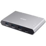 US3342 USB-C 2ポートUSB 3.1 Gen 2デバイス共有器(電源パススルー対応) ATEN
