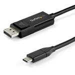 CDP2DP141MBD USB-C - DisplayPort 1.4 変換ケーブル/1m/双方向変換対応/8K60Hz/HBR3、HDR、DSC対応/USBタイプC - DP Altモード/ディスプレイアダプタケーブル StarTech.com