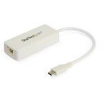 US1GC301AUW 有線LANアダプター/USB Type-C - RJ45/USB 3.0・3.1/ギガビットイーサネット/USB-Aポート付き/Thunderbolt 3 互換 StarTech.com