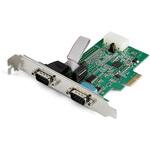 PEX2S953 RS232Cシリアルアダプターカード/PCI Express/2ポート/16950 UART/標準プロファイル(ロープロファイルブラケット付属)/Windows & Linux/シリアル拡張カード StarTech.com