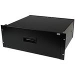 サーバーラック用キャビネットケース/4U/19インチ/耐荷重25kg/ブラック/A/V 電子機器 ネットワーク 通信機器 データセンター ラック対応/引き出し ドロワー StarTech.com