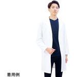 LDL男性用白衣 長袖 ホワイト L CML