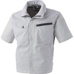 C's CLUB ドビーストレッチ T/Cメッシュ 半袖ブルゾン 2907 CUC(中国産業)