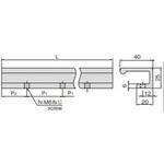 角型アルミ6号取手 A-190-1 TAKIGEN(タキゲン)