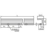 角型アルミ6号取手 A-190-3 TAKIGEN(タキゲン)