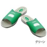 ナビス快適サンダル ジェットウォッシャー可 グリーン プロシェア(ナビス/アズワン)