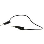 973594100 Hirschmann Test & Measurement テストリード線 60V dc， 黒， 25cm(973594100) Hirschmann Test & Measurement