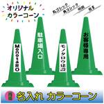 NR-CCG 【名入れ】カラーコーン(両面/名入れ) ブラスト興業