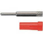 EPB 6053 Ni / RT Schutzinger バナナプラグ 真鍮 24.5mm 赤 Schutzinger