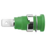 SEB 6452 Ni / GN / 2012 Schutzinger 2 mmテストプラグ/ソケット 真鍮 35mm 緑 Schutzinger