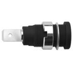 SEB 6452 Ni / SW / 2012 Schutzinger 2 mmテストプラグ/ソケット 真鍮 35mm 黒 Schutzinger