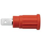 SEPB 6453 Ni / RT Schutzinger 4mmソケット 真鍮 34.8mm 赤 Schutzinger