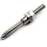 559-0010 Deltron バナナコネクタ 真鍮 40.3mm スタッド取り付け結束ピンプラグ DELTRON