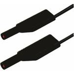 934067100 Hirschmann Test & Measurement テストリード線 1000V ac/dc， 黒， 25cm(934067100) Hirschmann Test & Measurement