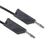 934060100 Hirschmann Test & Measurement テストリード線 60V dc， 黒， 50cm(934060100) Hirschmann Test & Measurement