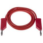 934092101 Hirschmann Test & Measurement テストリード線 60V dc， 赤， 1m(934092101) Hirschmann Test & Measurement