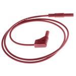 934082101 Hirschmann Test & Measurement テストリード線 1000V ac/dc， 赤， 1m(934082101) Hirschmann Test & Measurement