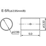 E-5R エスケイ工機 コンタクトプローブ(プローブピン) リング形 E-5R エスケイ工機