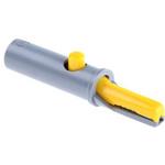 930 126-103 ヒルシュマン 930 126-103 わに口クリップ 6A 6mm， 黄 Hirschmann Test & Measurement