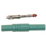934097104 Hirschmann Test & Measurement バナナコネクタ ベリリウム銅 54.3mm 緑 Hirschmann Test & Measurement