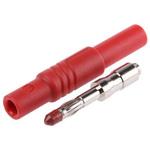 Hirschmann Test & Measurement バナナコネクタ ベリリウム銅 54.3mm 赤 Hirschmann Test & Measurement