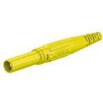 66.9196-24 マルチコンタクト バナナプラグ 真鍮， 銅合金 75.5mm 黄 MULTI-CONTACT